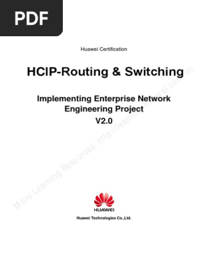 HCIP-Routing & Switching-IEEP V2.0 Training Materials | Computer ...