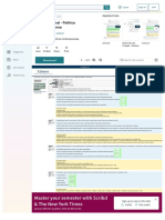 Master Your Semester With Scribd & The New York Times: Avaliacao Final - Politica Contemporanea