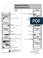 Keystone 2019-20 FINAL Calendar