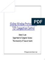 Sliding Window Protocol and TCP Congestion Control