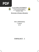 M - SC - (Mathematics) - 311 14 - Topology - I PDF