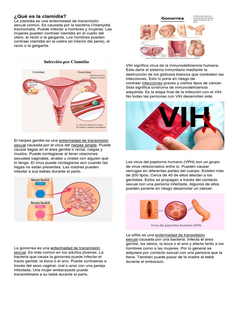 Enfermedades Sexuales Herpes Simple Vih Sida