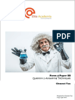 Biology Form 4 Paper III Question II Introduction