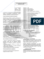 Apostila Tecnologia e Bromatologia de Alimentos PDF