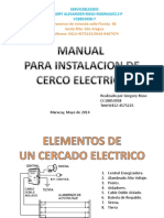 Manual para Cerco ELECTRICO