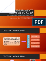 Aseguramiento Universal en Salud