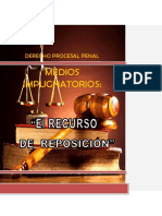 El recurso de reposición en el proceso penal