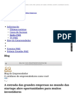 A Entrada Das Grandes Empresas No Mundo Das Startups Abre Oportunidades para Muitos Investidores - Blog Do Empreendedor