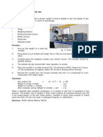 Determination of Total Ash