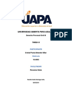 Tarea 6 de Derecho Procesal Civil 3