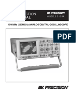 Instruction Manual: 150 MHZ (200Ms/S) Analog/Digital Oscilloscope