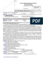 A. B. C. D. A. B. C. D.: Phòng Quản Lý Chất Lượng Đề Tập Huấn Thi Thpt Quốc Gia Năm 2019 Bài Thi: Tiếng Anh Mã đề thi 301