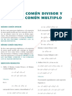 Máximo Común Divisor y Mínimo Común Multiplo Lex