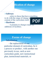 Classification of Change 1