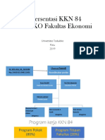 Persentasi Program Kerja KKN 84