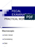 Fecal Examination: Practical Work 2.3