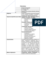 Ficha Tecnica Examen Del Lenguaje OLEA