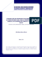 Estudio de Preinversión A Nivel de Prefactibilidad Del Proyecto de Construcción de Infraestructura Hidroagrícola en La Unidad de Riego (Represamient