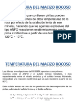 Temperatura Del Macizo Rocoso