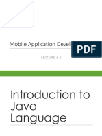 Mobile Application Development: Lecture # 2