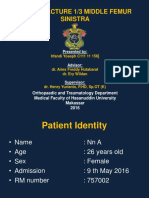 Open Fracture 1/3 Middle Femur Sinistra: Case Report