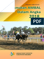 Kecamatan Ambal Dalam Angka 2018 PDF