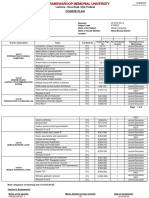 Course Plan: Lucknow - Deva Road, Uttar Pradesh