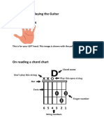 Graphic Representation of Guitar Chords and Strumming Patterns