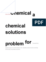 chemical solutios for a chemical problem.pdf