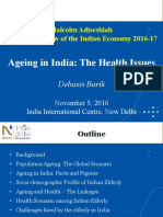 Ageing in India: The Health Issues: Malcolm Adiseshiah Mid-Year Review of The Indian Economy 2016-17