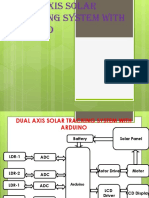 Dual Axis Solar Tracking System With Inverter