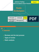 Static Testing Techniques