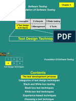 Test Design Techniques: Software Testing Foundation of Software Testing