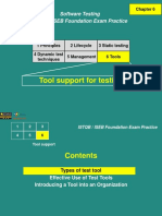 Tool Support For Testing: Software Testing ISTQB / ISEB Foundation Exam Practice