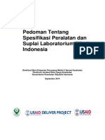 Pedoman Tentang Spesifikasi Peralatan Dan Suplai Laboratorium TB Di Indonesia 20 PDF