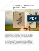 Living With Feeling: A Field Guide To The Solar Plexus: Leela Swann-Herbert