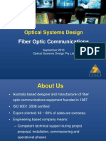 Optical Systems Design: Fiber Optic Communications