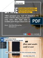 Cara Cepat Menggunakan Fitur Microsoft Word