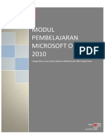 Modul Pembelajaran Microsoft Office 2010