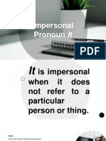 Impersonal Pronounit PPT