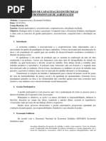 Cooperativismo e Economia Solidária - Curso de Jardinagem.docx