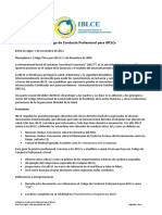 Code of Professional Conduct Spanish