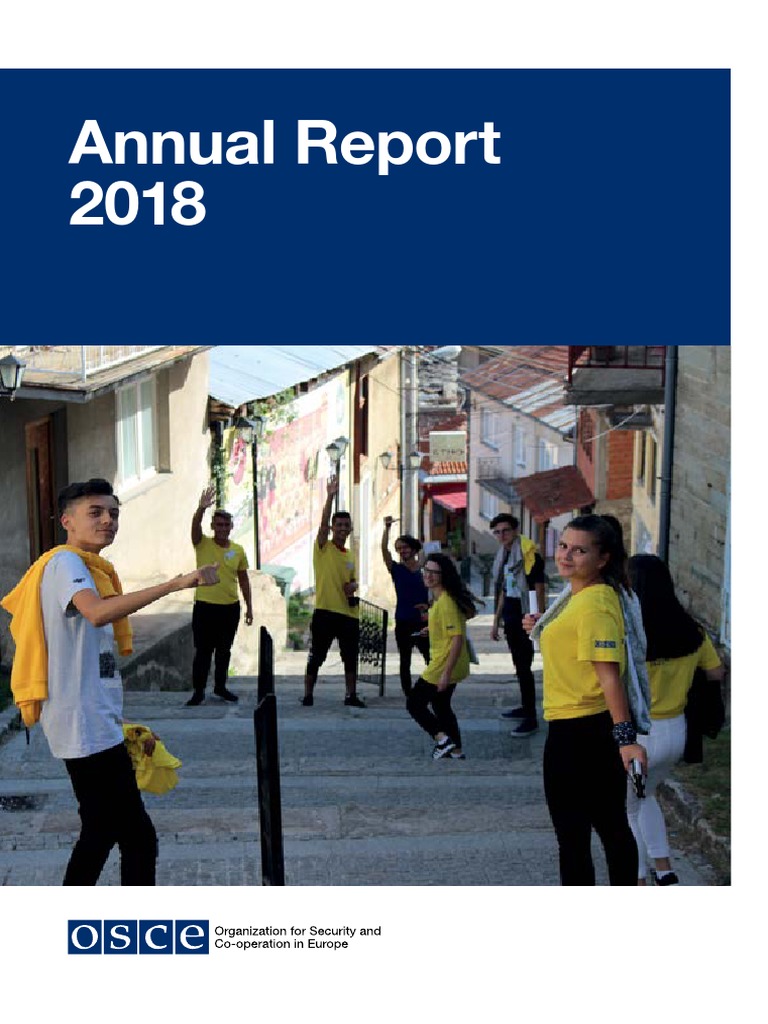 OSCE - Anual Report 2018 | PDF | Organization For Security And Co ...
