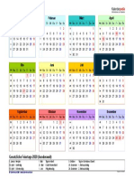 Kalender 2020: Januar Februar März April