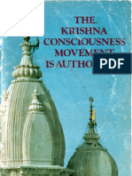 The Krishna Consciousness Movement Is Authorized-SCAN PDF