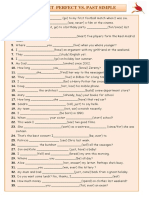 Present Perfect Vs Past Simple Grammar Drills 51006