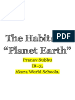 The Habitable Planet Earth