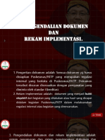 Pengendalian Dokumen & Rekam Implementasi