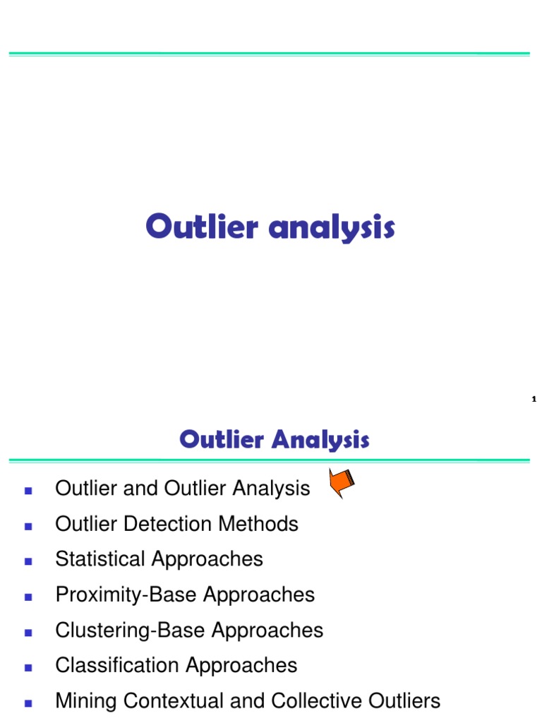 12 Outlier | PDF | Outlier | Cluster Analysis