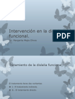 Intervencion en La Dislalia Funcional